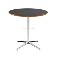 Modern Coffee Table Black Aluminum Legs for Living Room Furniture