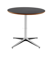 Round Side Table with Aluminum Legs Furniture Coffee Tea Table