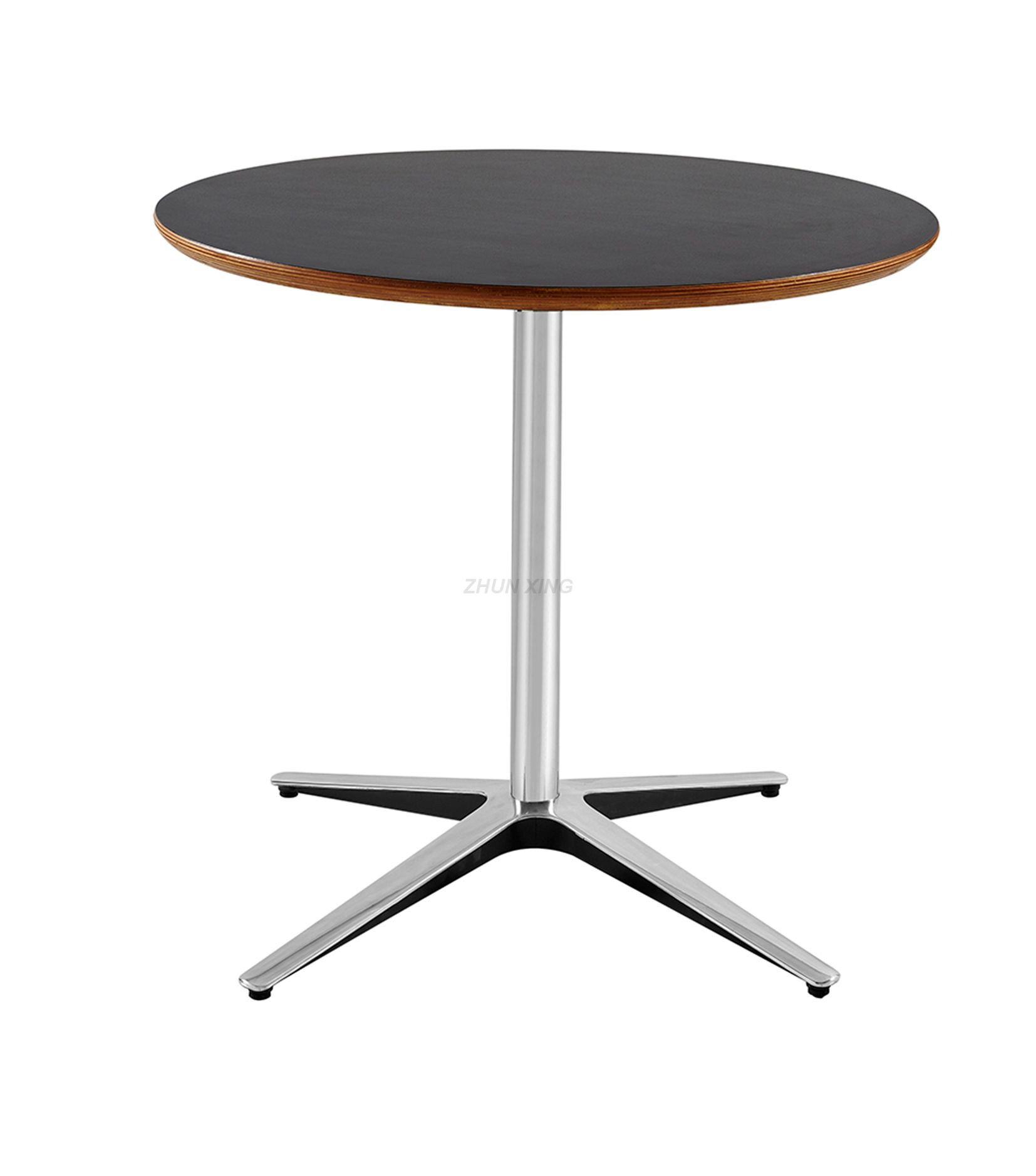Round Side Table with Aluminum Legs Furniture Coffee Tea Table