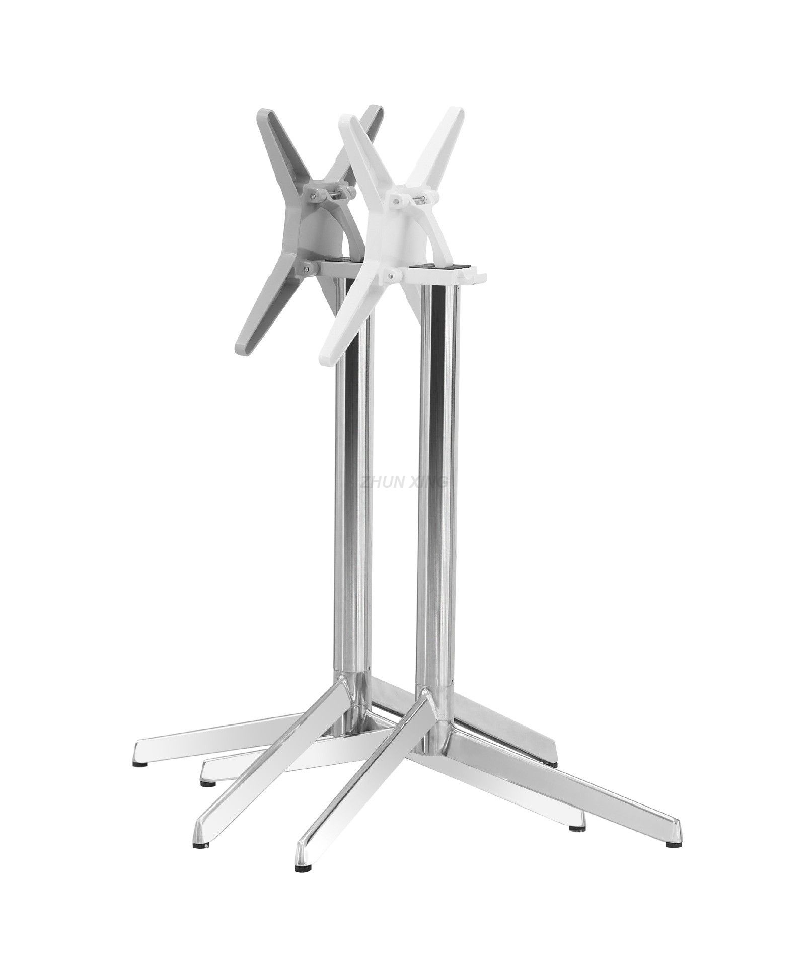 chrome dining table base