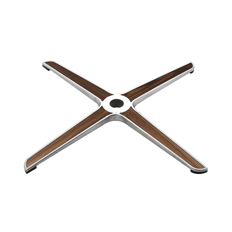 Metal 4 Leg Swivel Chair Base with Wheels A716B