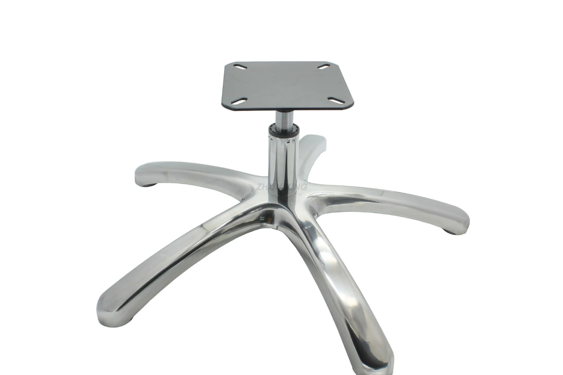 Captains Chair Swivel Metal Base Frame Leather Chair