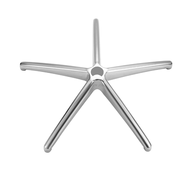 Swivel chair aluminum legs
