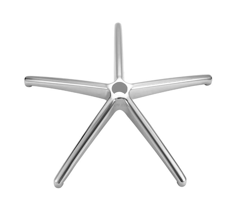 Swivel chair aluminum legs