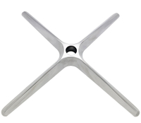 Swivel chair aluminum legs