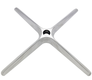 Swivel chair aluminum legs