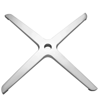 base de silla de oficina de acero inoxidable