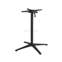 Pedestal Base for Glass Dining Table Metal Stand 709-FF