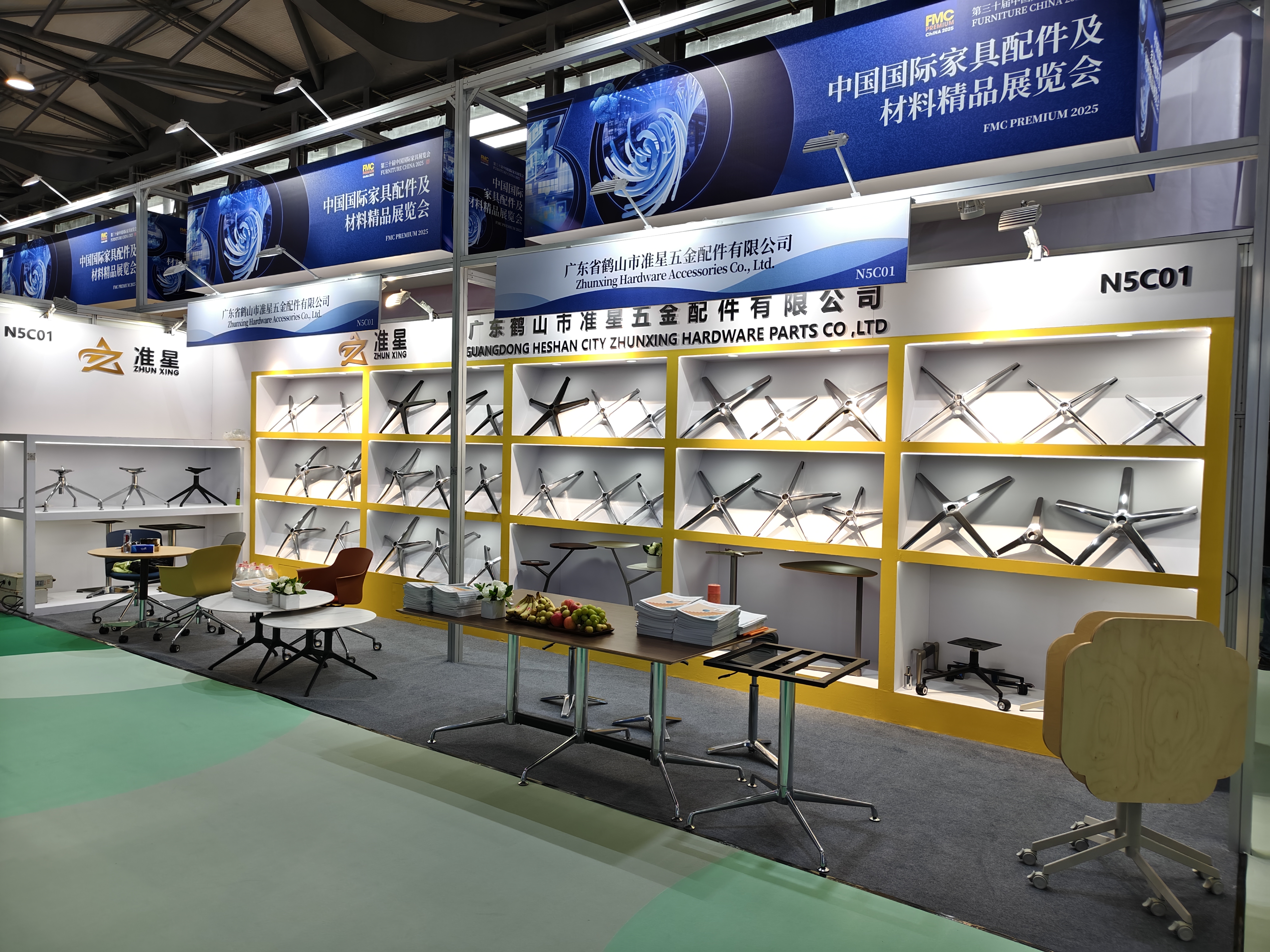 A Buzzing Success: ZhunXing's Booth Draws Crowds at Shanghai Furniture Expo
