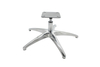 silla de cuero de marco de metal