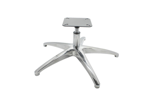 metal frame leather chair