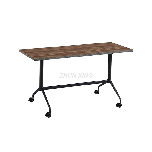 Square Dinning Table Black Aluminum Legs Furniture with Wheels