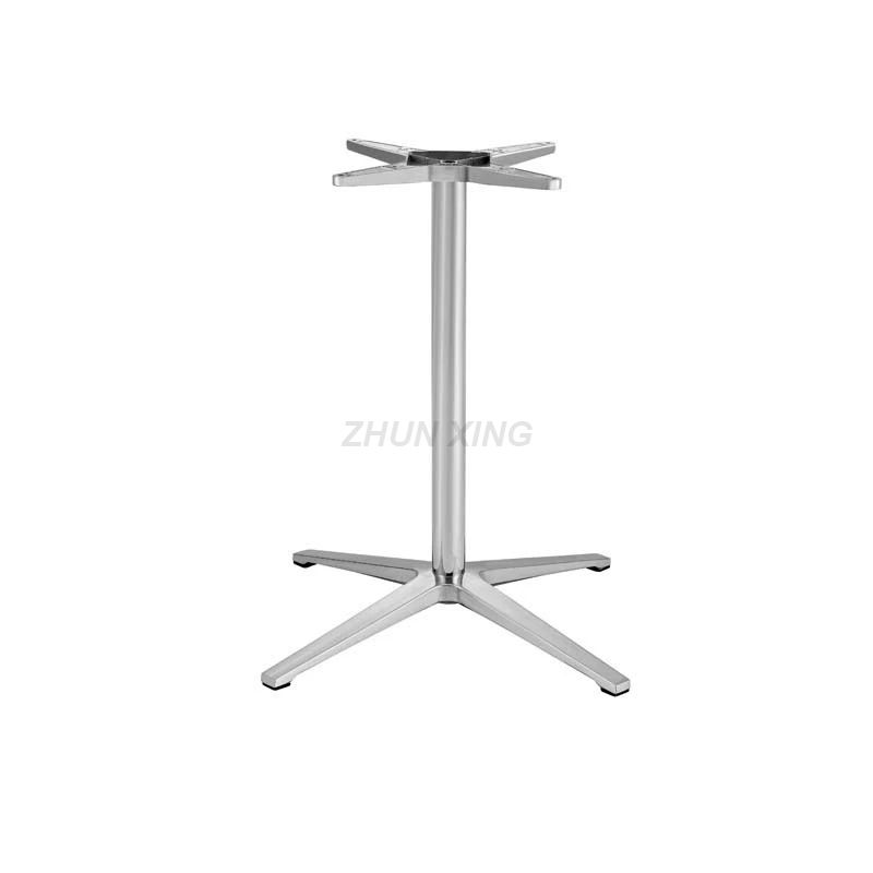Sehpa metal taban cam üst