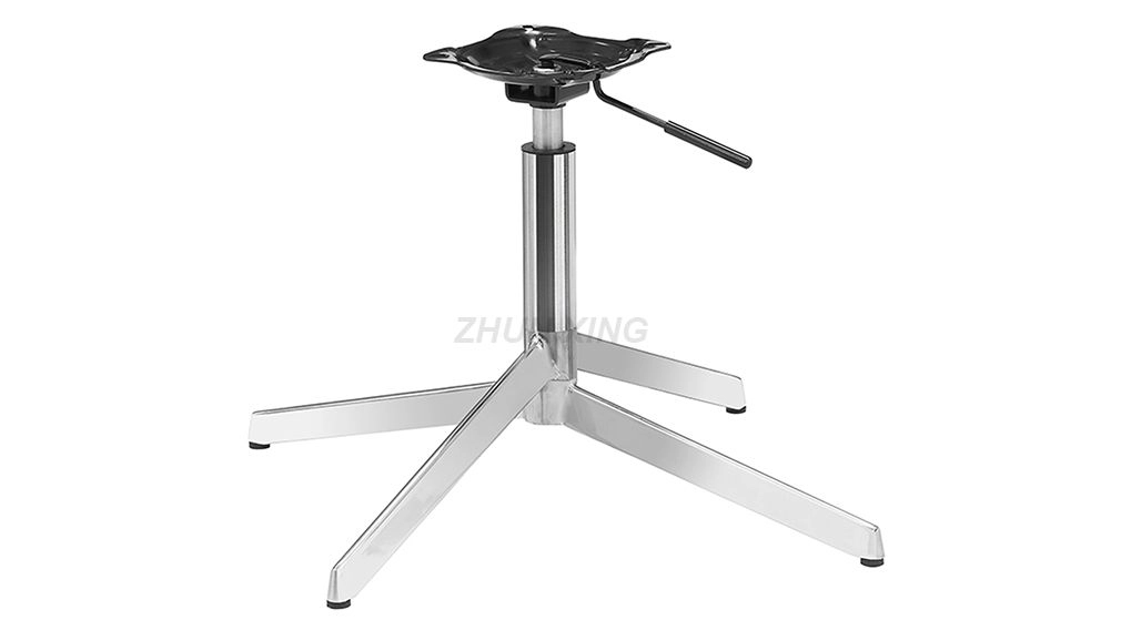 metal frame leather chair