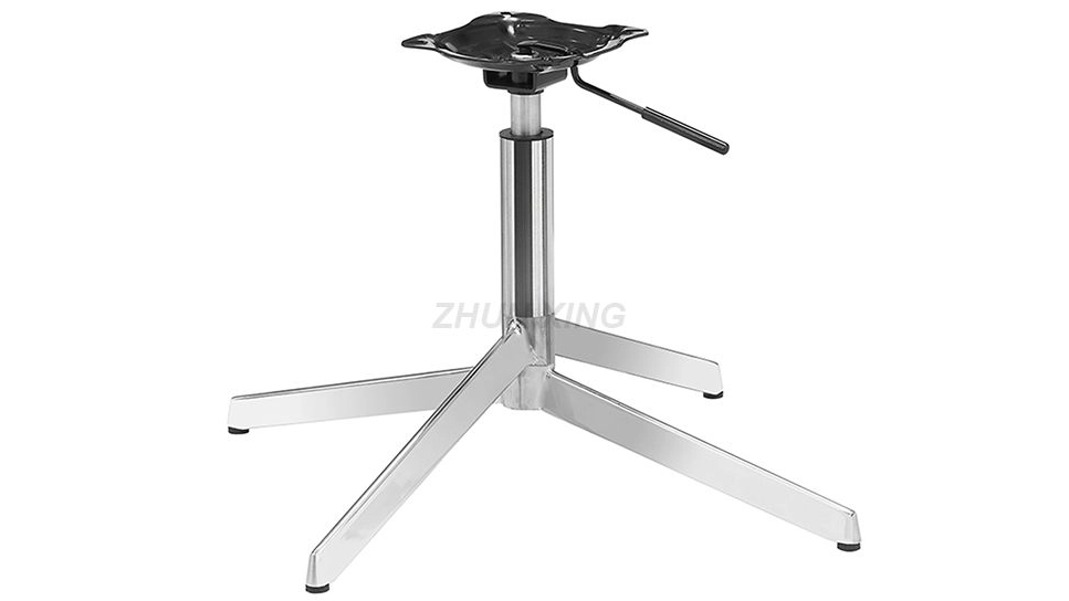 metal frame leather chair